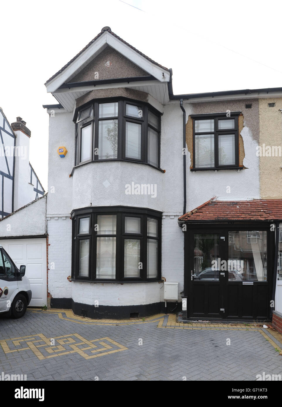 The house in Church Road, Newbury Park, Ilford, which DIY squatter