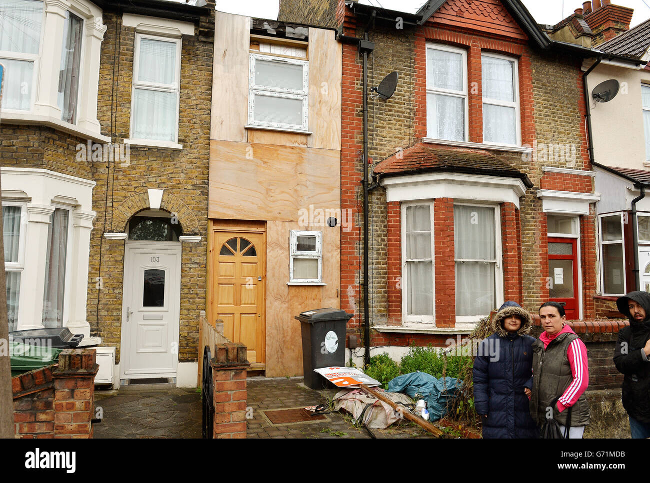 Narrow house London Stock Photo Alamy