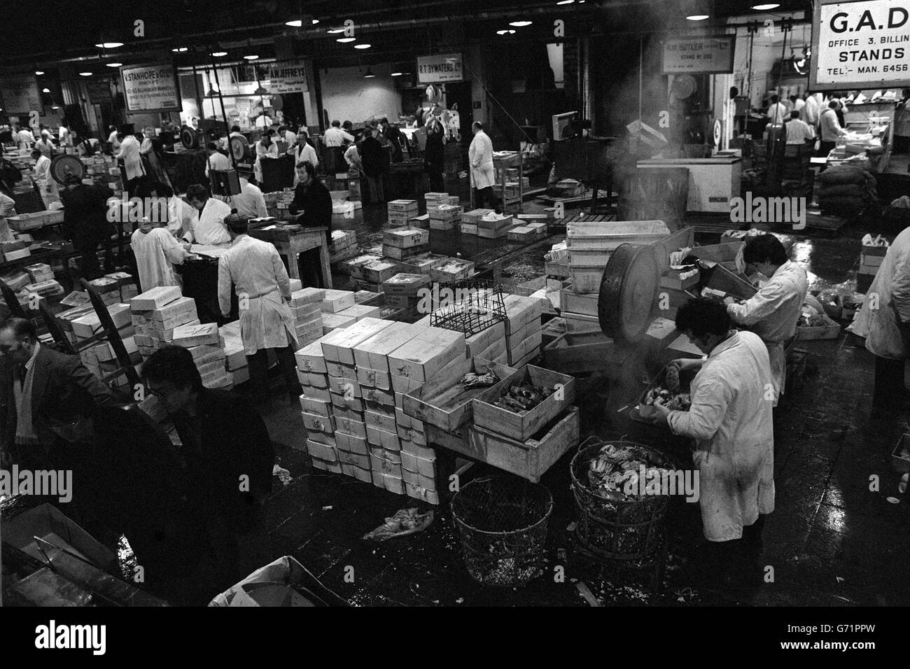 Billingsgate Fish Market Stock Photo Alamy