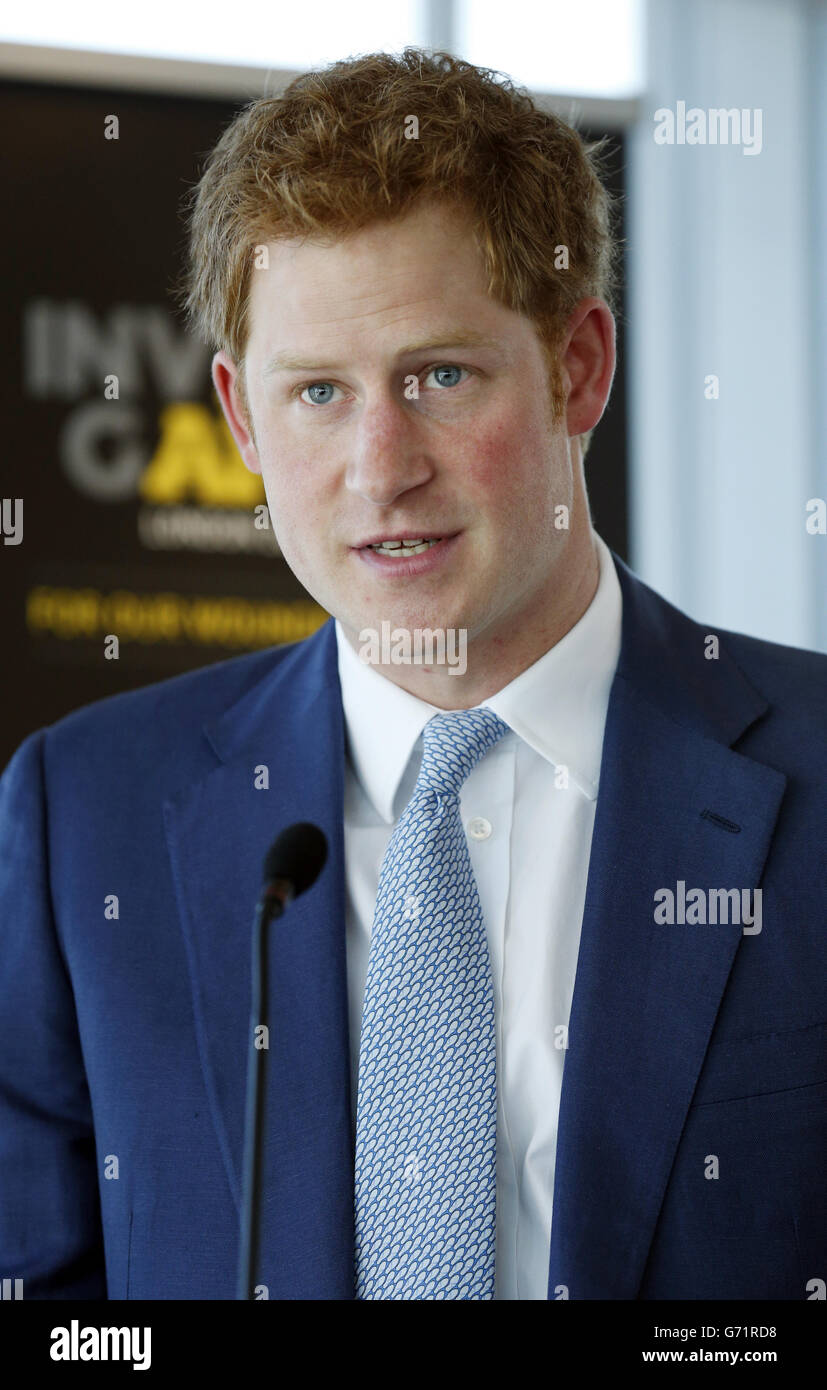 Invictus Games ticket launch Stock Photo Alamy