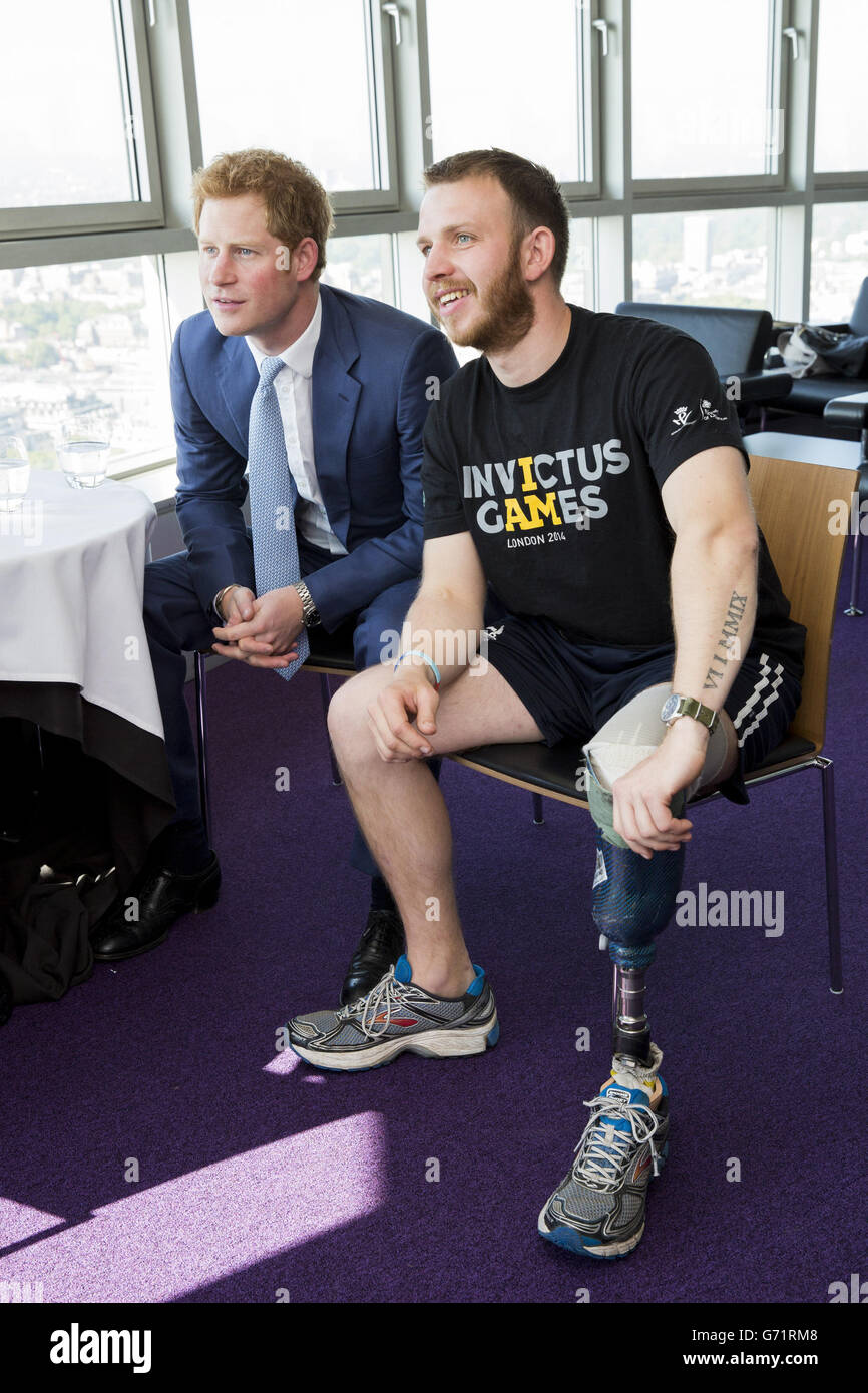 Invictus Games ticket launch Stock Photo Alamy