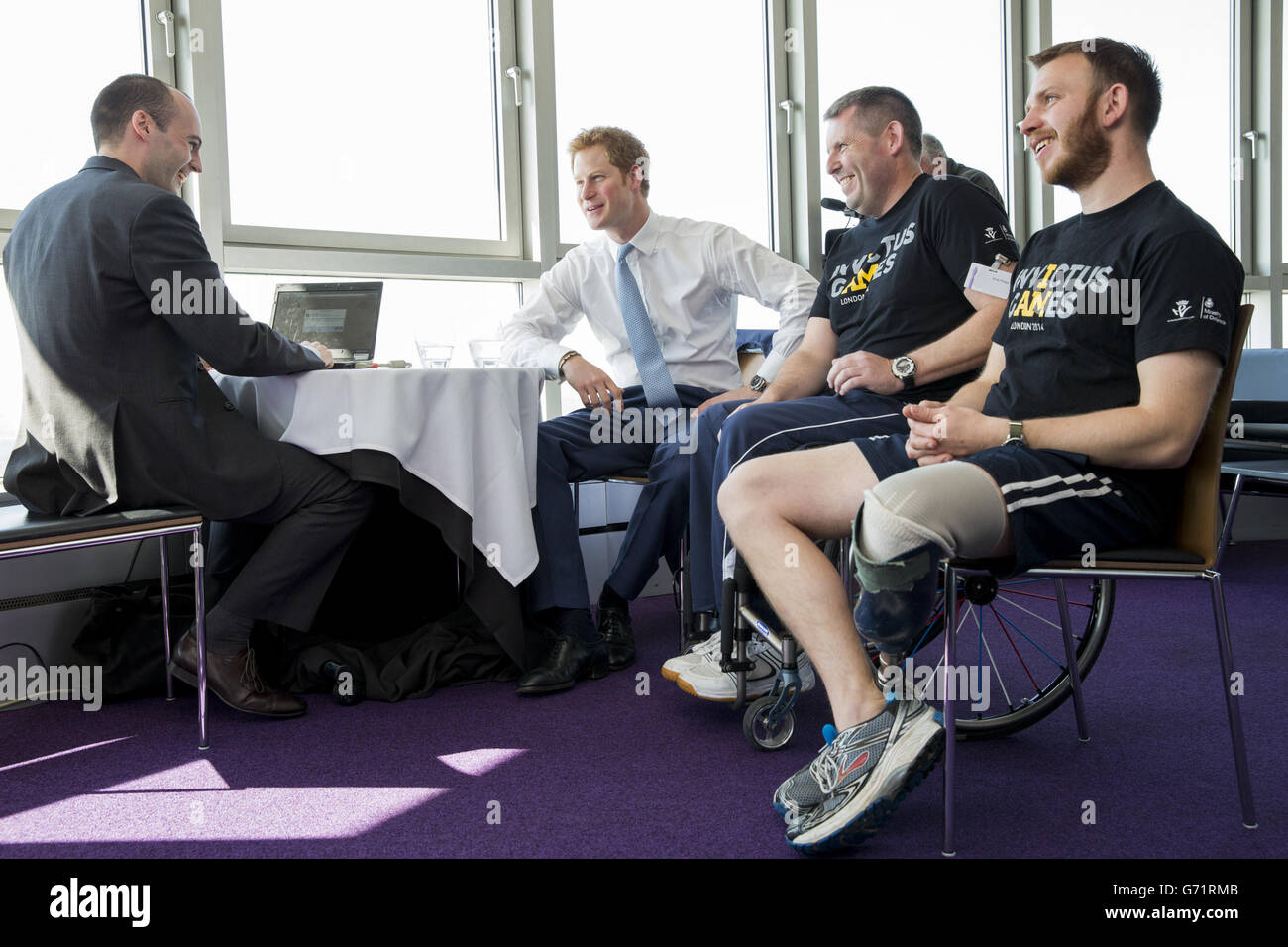 Invictus Games ticket launch Stock Photo Alamy