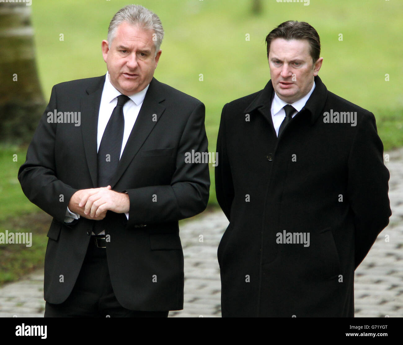 Sandy Jardine funeral Stock Photo - Alamy