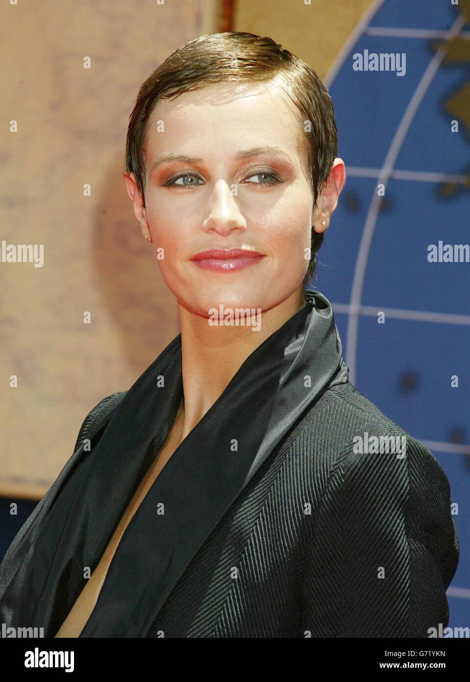 Cast member Cecile de France arrives for the premiere of her latest film Around the World in 80 Days, held at the El Capitan theatre, Los Angeles, California, USA. Stock Photo