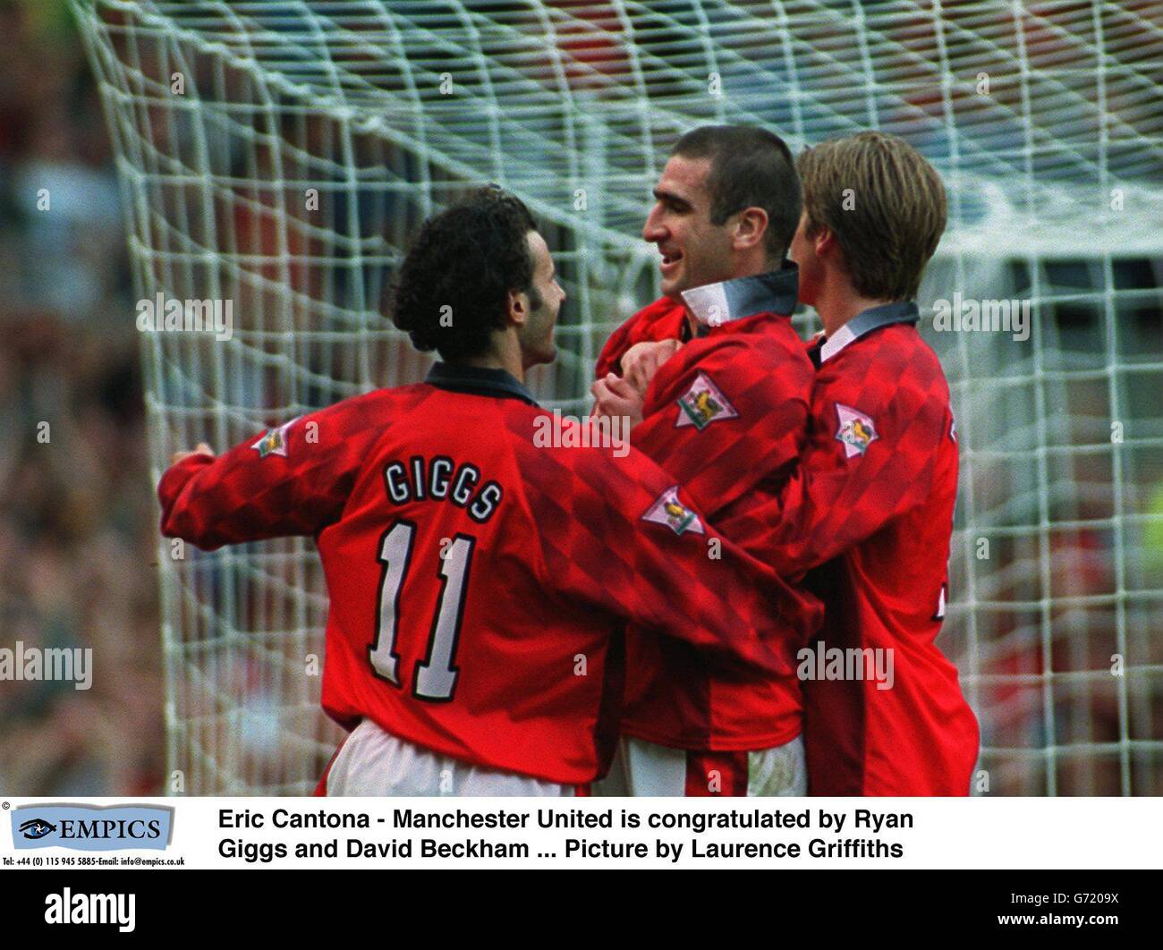 Portraits Signés Manchester United - Eric Cantona Et Ryan Giggs (signatures Par Steve MC)