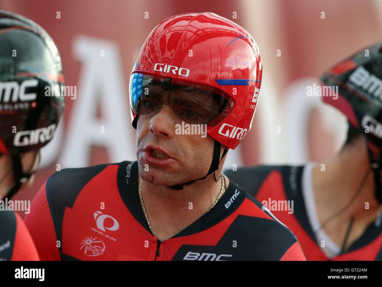 BMC Racing Team's Cadel Evans at the 