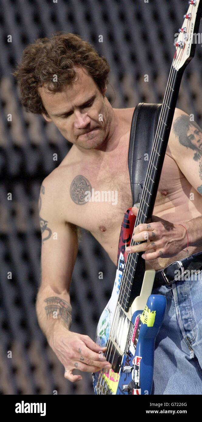 Red Hot Chili Peppers Concert. Flea from The Red Hot Chili Peppers