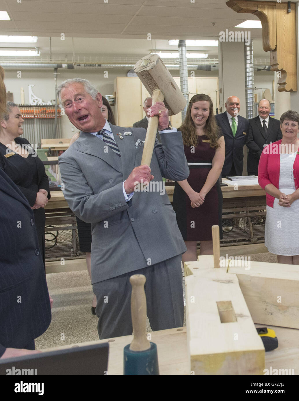 Royal tour of Canada Stock Photo Alamy