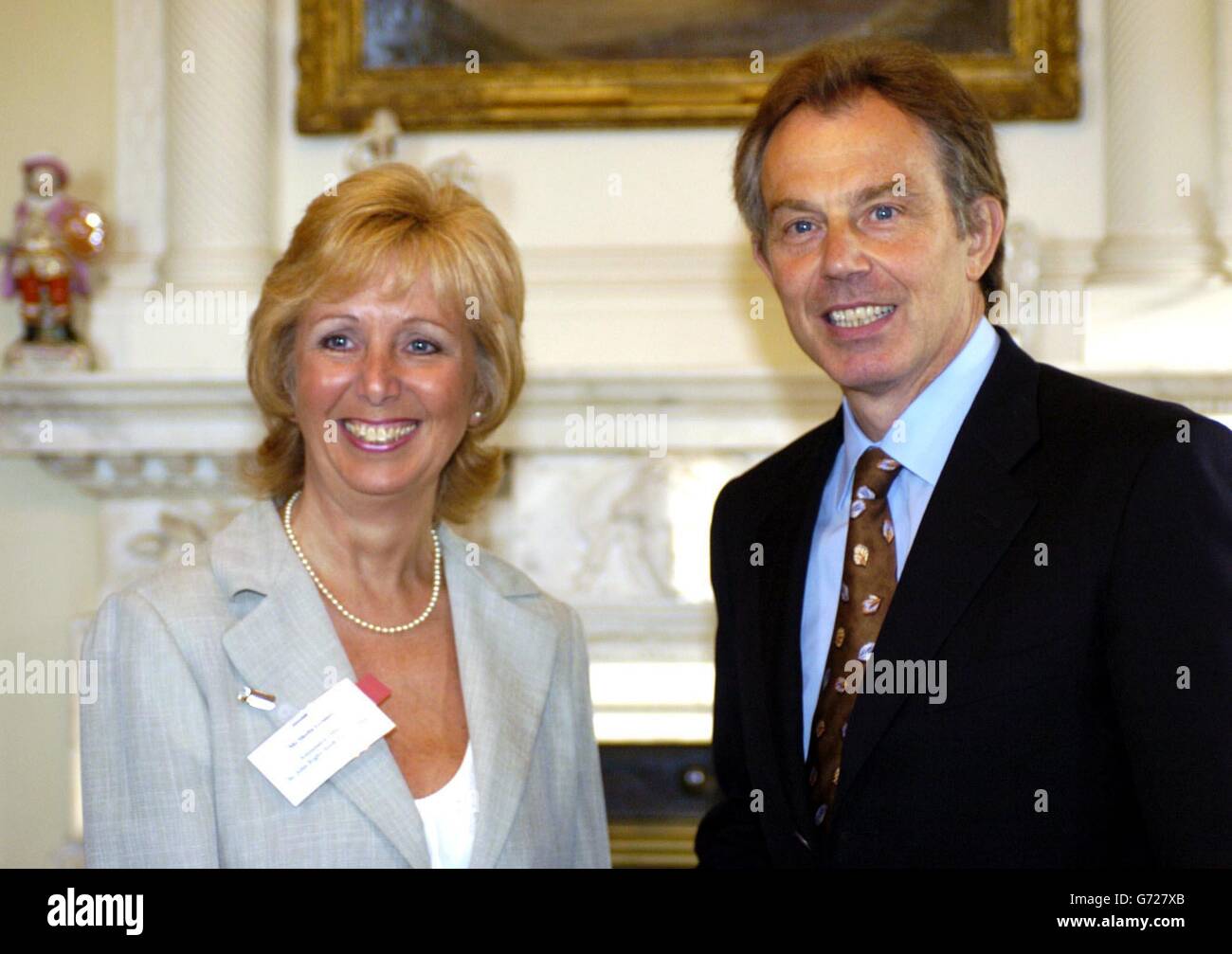 Tony Blair - Education Meet Stock Photo - Alamy