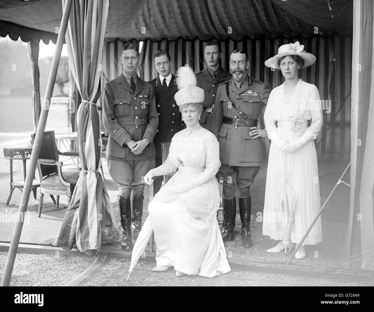 A royal group photo including Prince Albert, Prince Prince