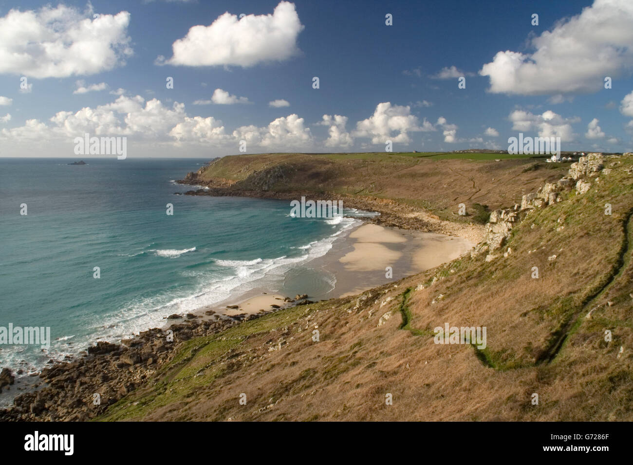 Gwynver, Sennen, Cornwall Stock Photo