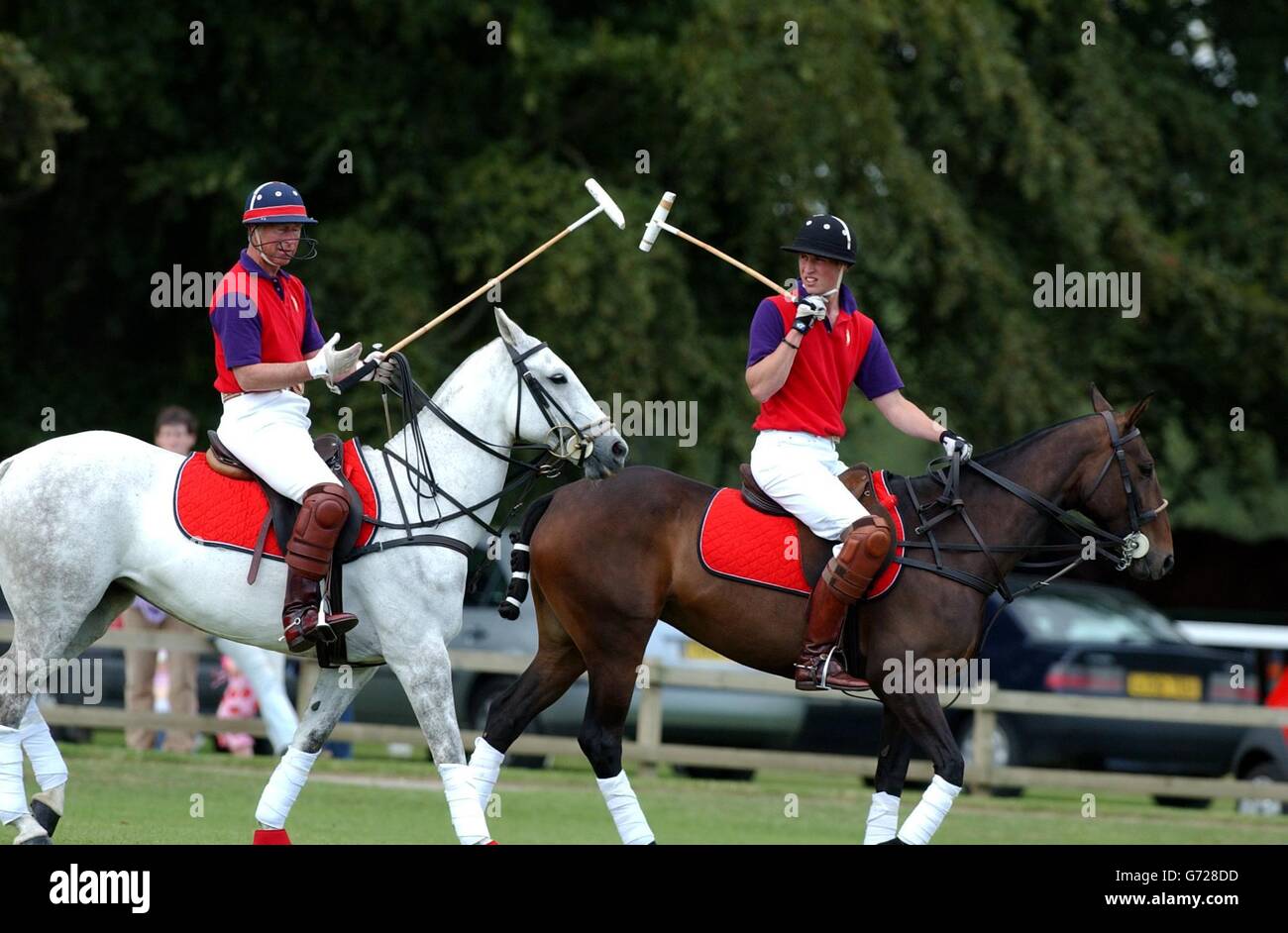 Prince Charles at Cirencester park polo club, at the Gurka Welfare  Challenge Trophy Stock Photo - Alamy