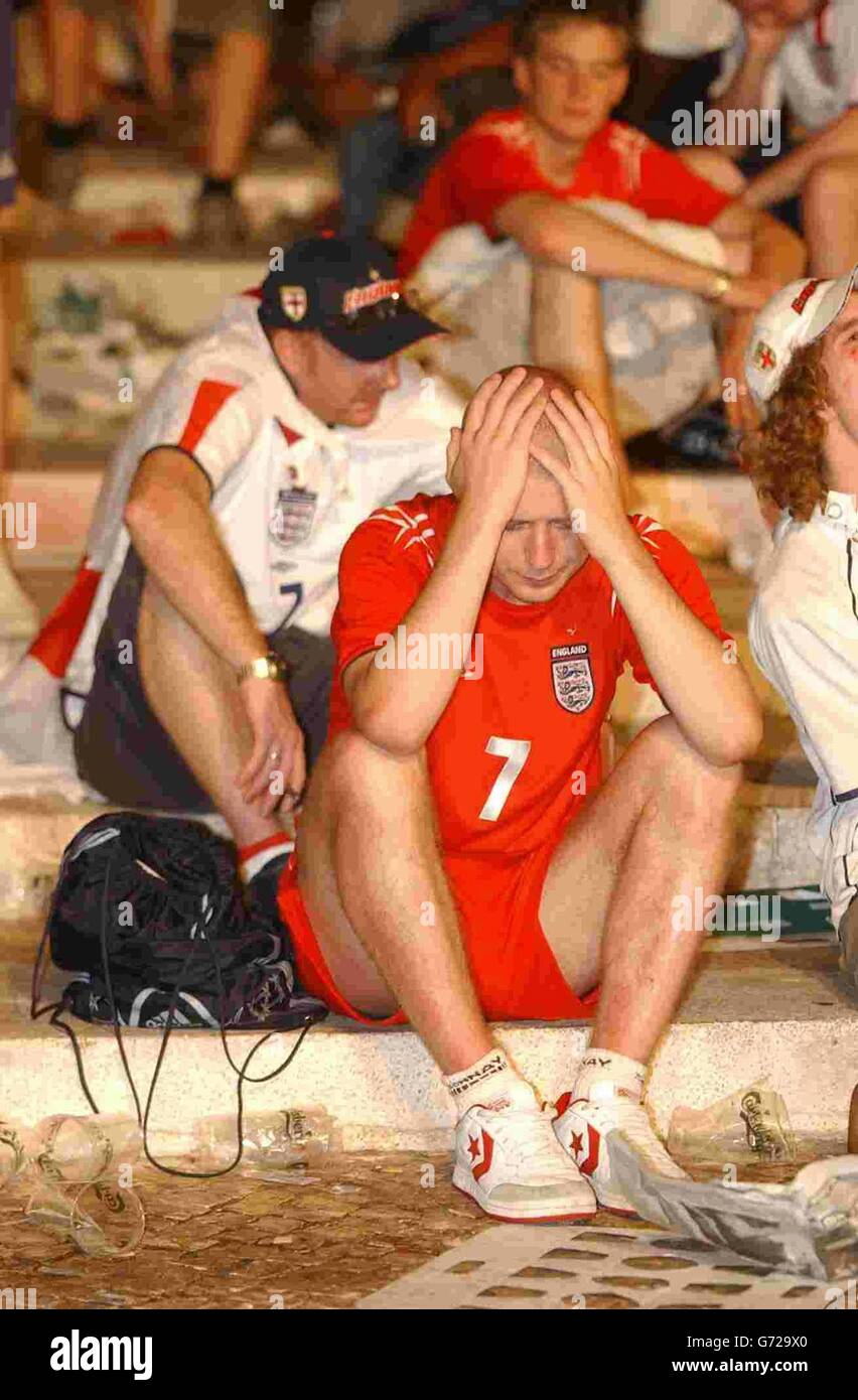 Euro 2004 england fans hi-res stock photography and images - Page