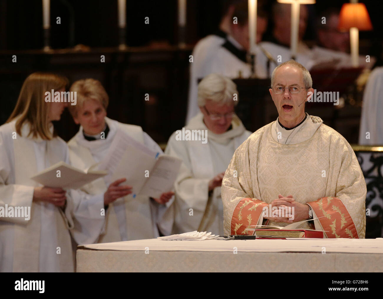 The Archbishop Of Canterbury, The Most Rev Justin Welby, During A ...