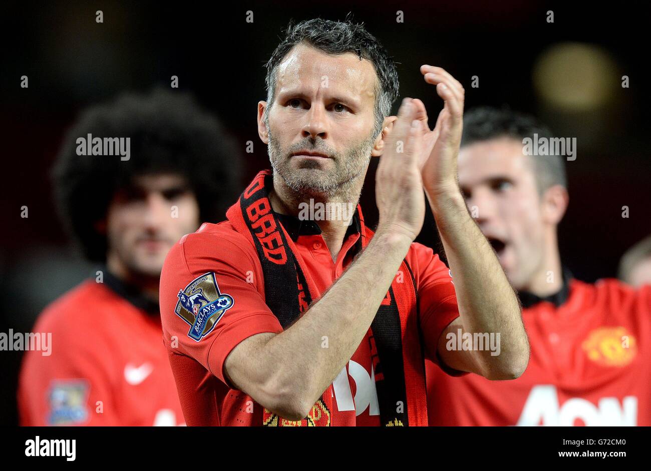 Manchester uniteds ryan giggs barclays premier league match old ...