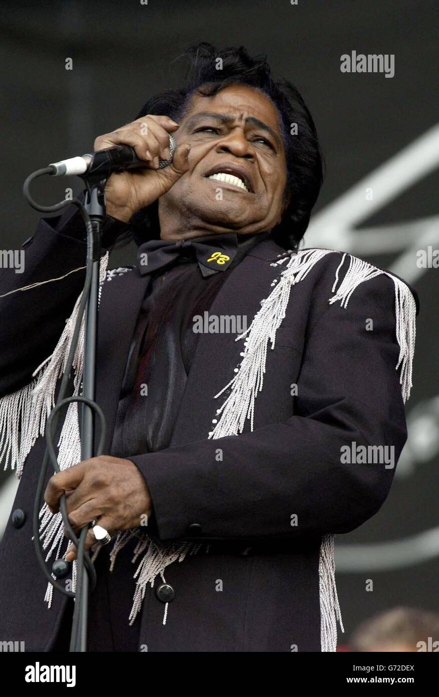 James Brown Concert Stock Photo Alamy