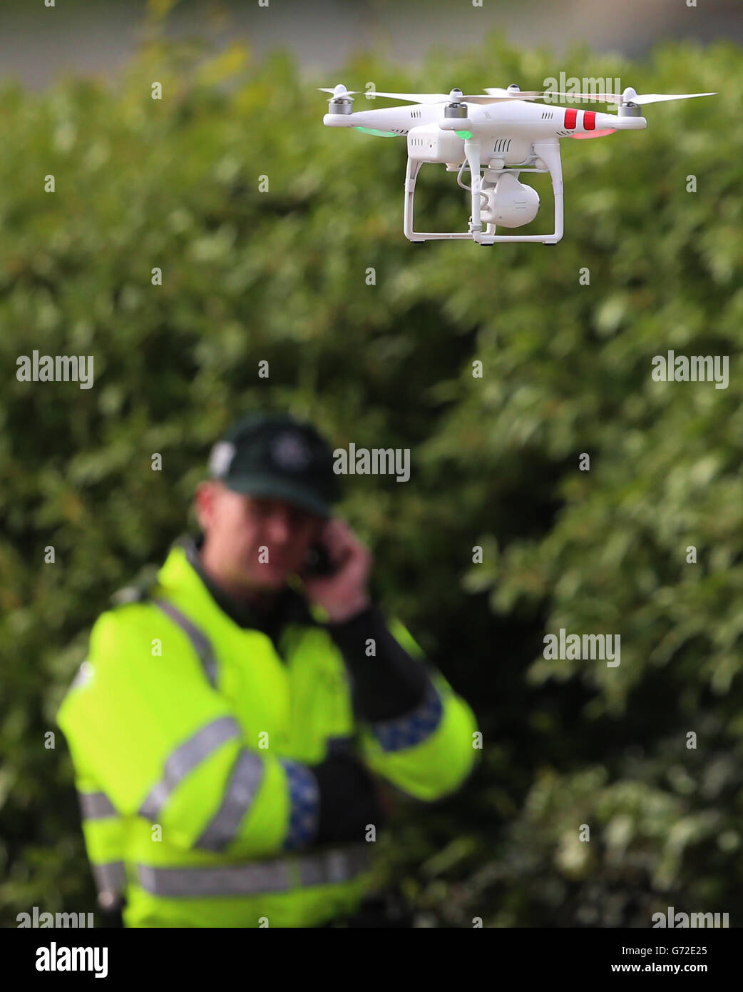 Drones in Belfast Stock Photo Alamy