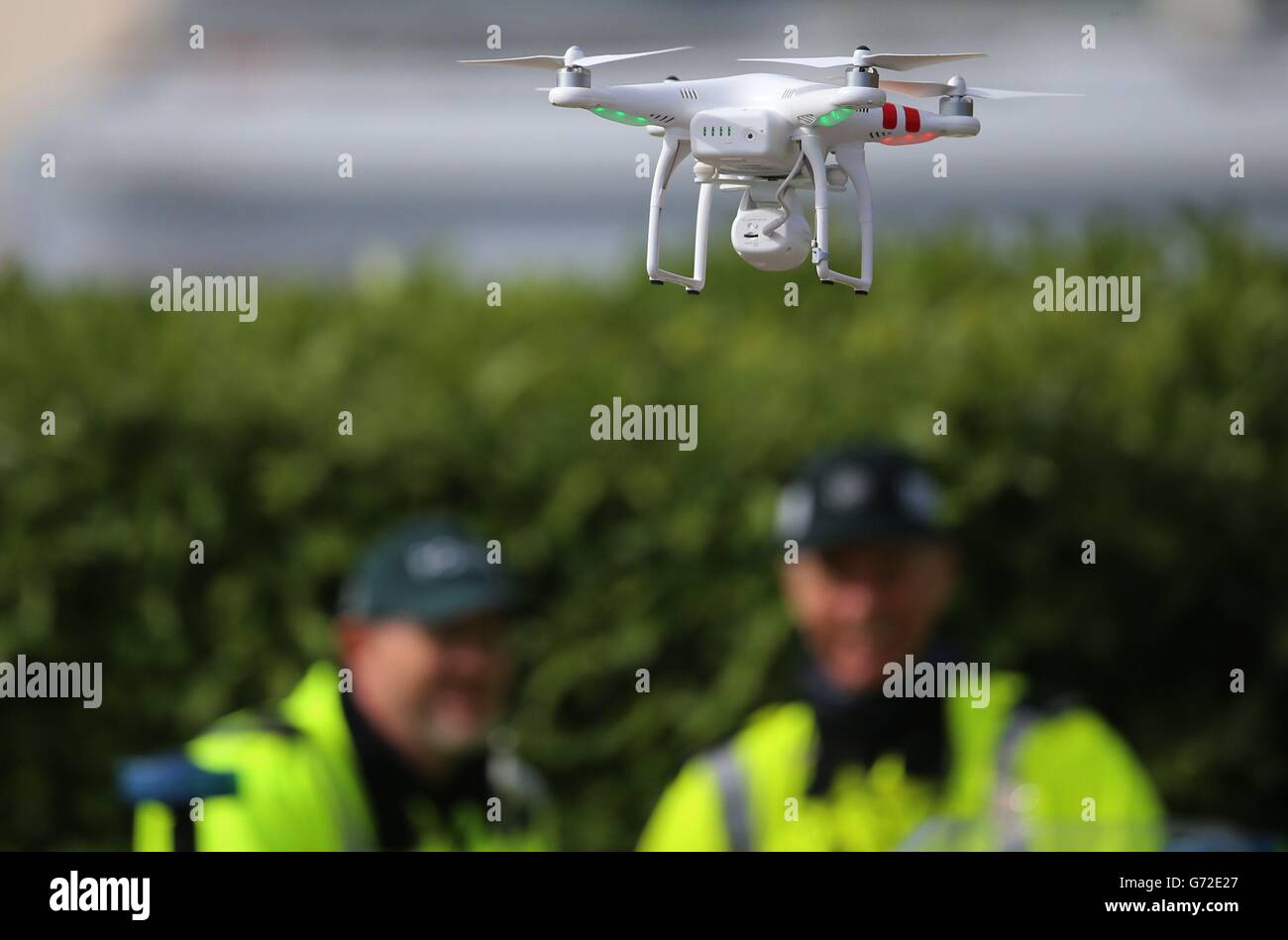 Drones in Belfast Stock Photo Alamy
