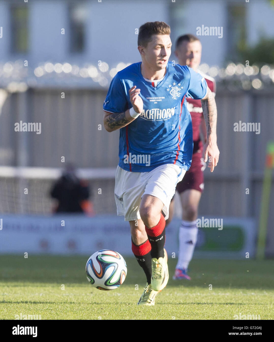 Soccer - SFA Youth Cup Final - Rangers v Hearts - St Mirren Park. Rangers' Daniel Stoney in action Stock Photo