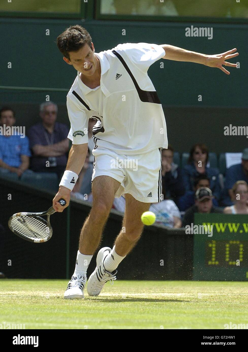 Sport tennis action f l full length tim henman hi-res stock photography ...