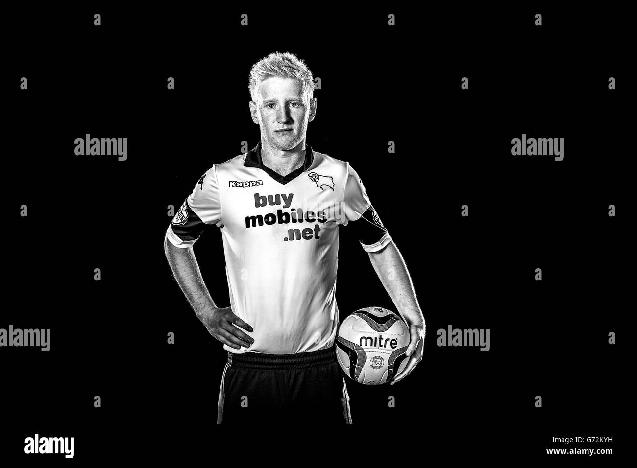 Soccer - Sky Bet Championship - Derby County Play Off Feature 2013/14 - Moore Farm Training Ground. Will Hughes, Derby County Stock Photo