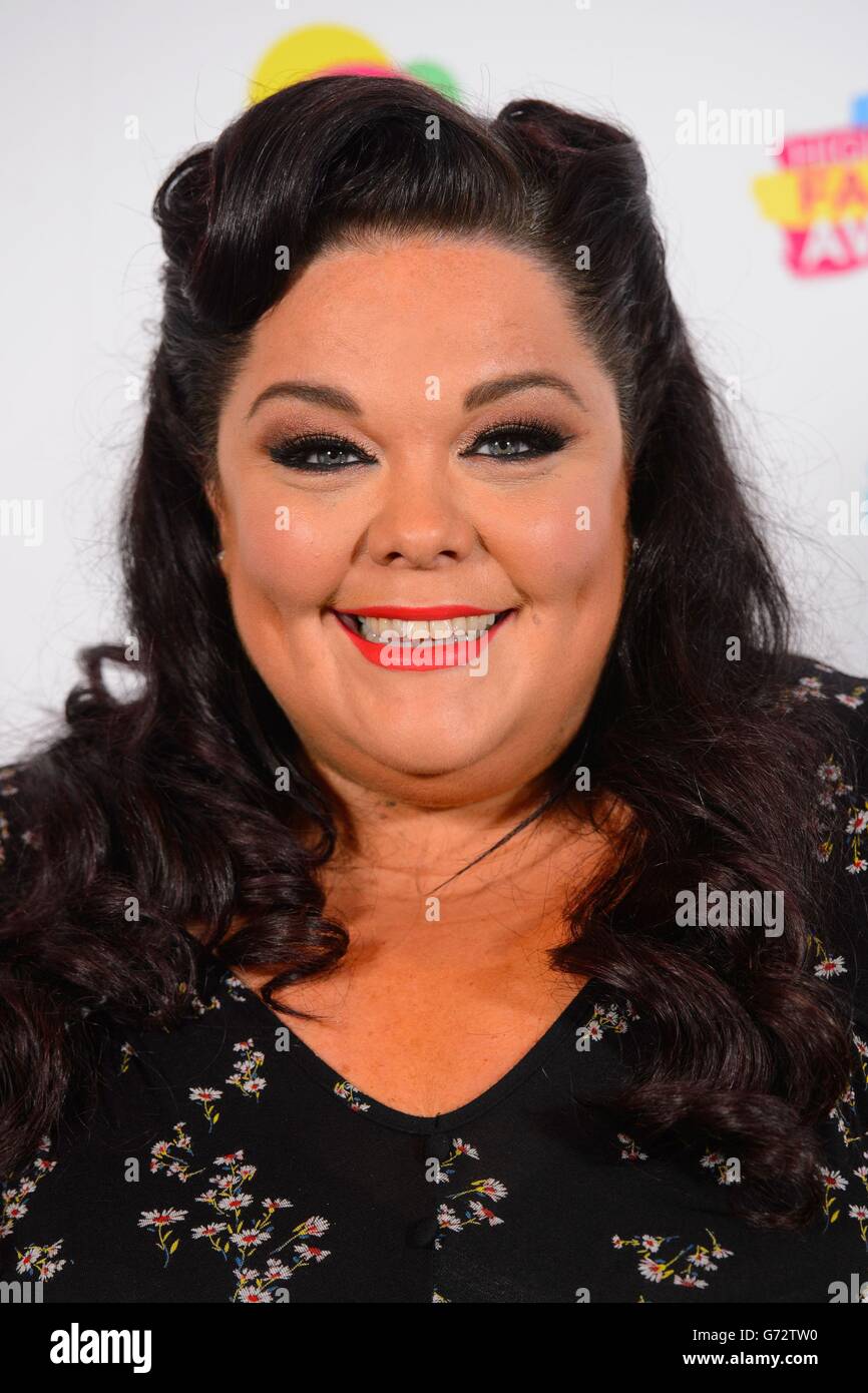 Lisa Riley arriving at the Lorraine's High Street Fashion Awards at Vinopolis, in central London. Stock Photo