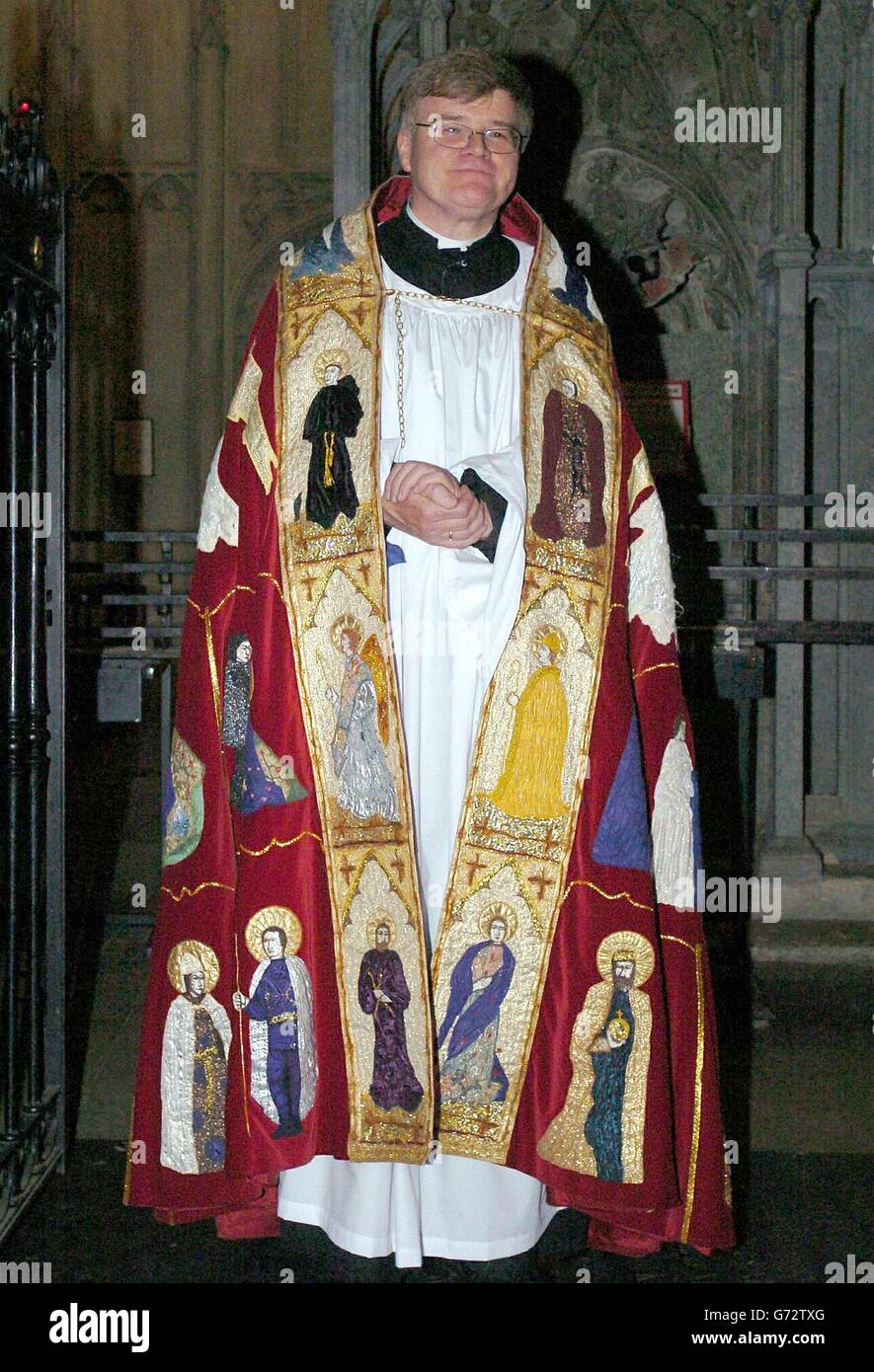 Dr Jeffrey John, the newlyinstalled Dean of St Albans, at St Albans