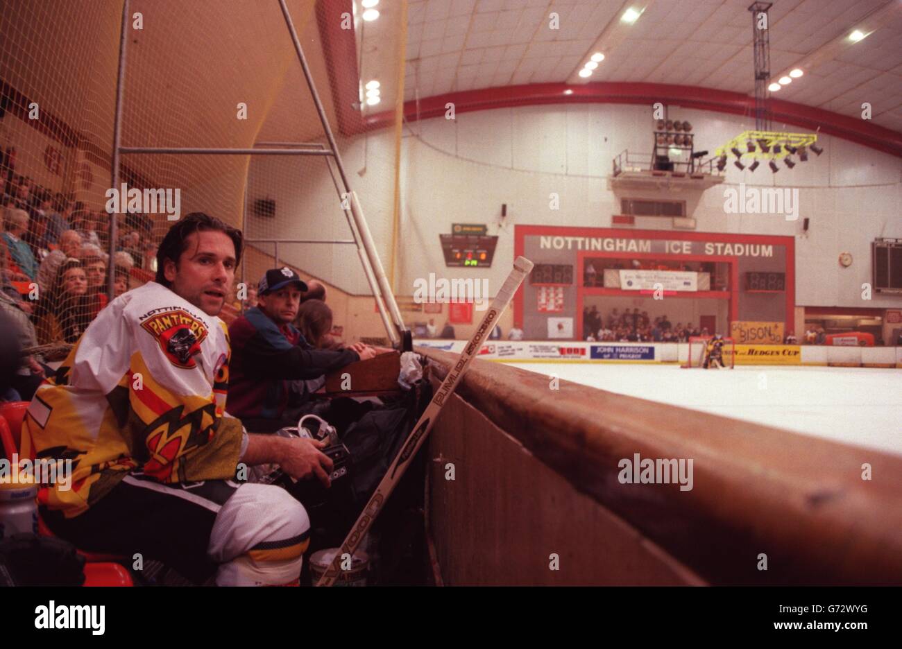 Ice Hockey Nottingham Panthers v Basingstoke Bison Stock Photo Alamy