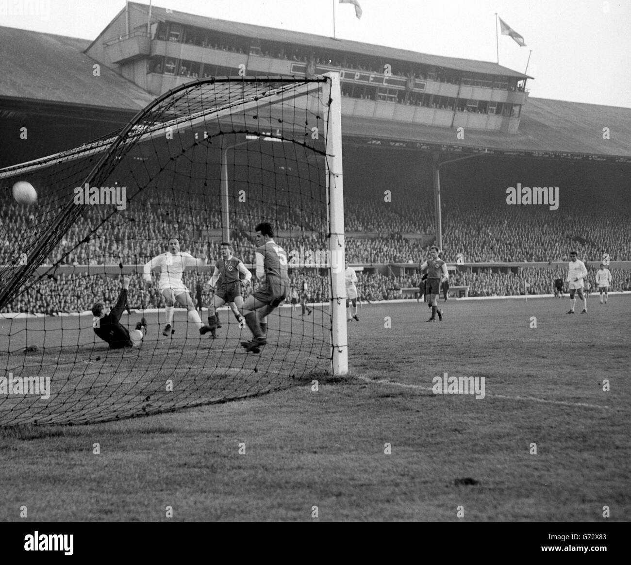 Real Madrid's Alfredo Di Stefano in action during the European Cup