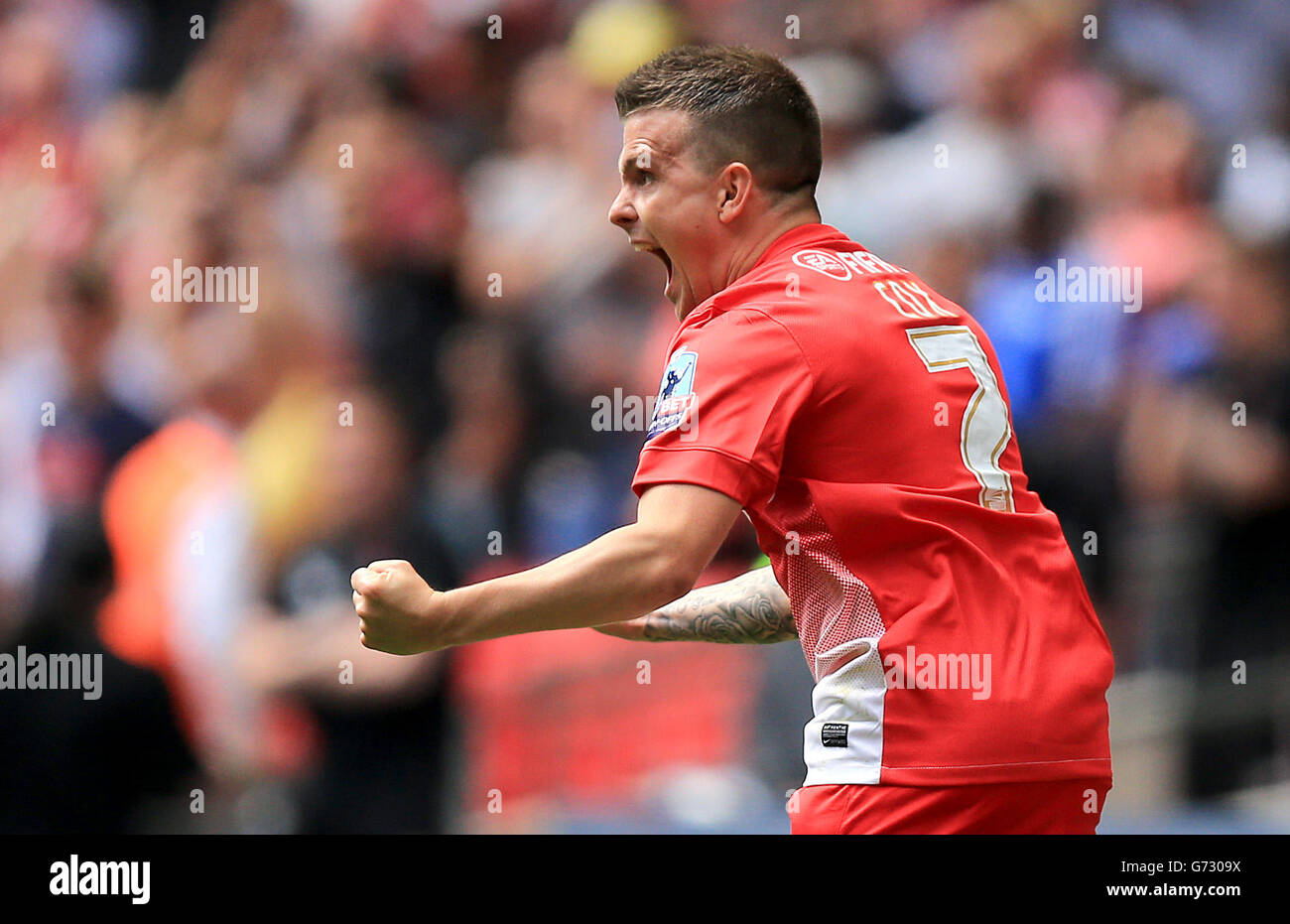Soccer - Sky Bet League One - Play Off - Final - Leyton Orient v Rotherham United - Wembley Stadium Stock Photo