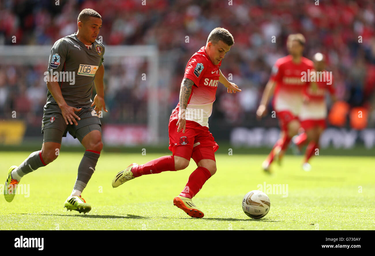 Soccer - Sky Bet League One - Play Off - Final - Leyton Orient v Rotherham United - Wembley Stadium Stock Photo