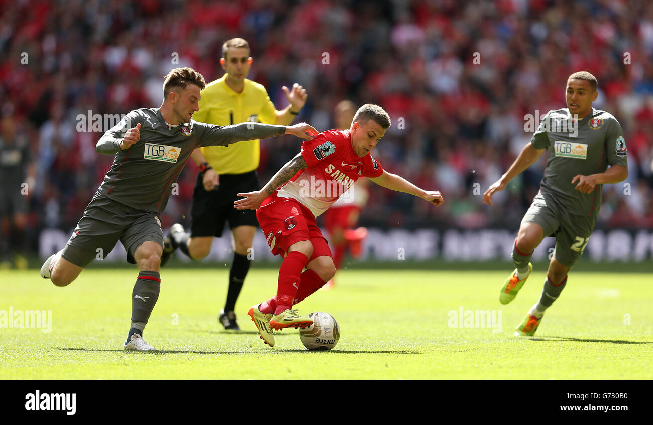 Soccer - Sky Bet League One - Play Off - Final - Leyton Orient v Rotherham United - Wembley Stadium Stock Photo