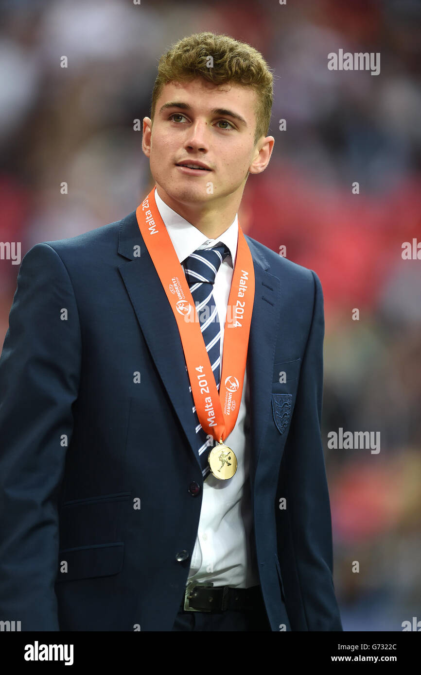 Soccer World Cup 2014 Friendly England v Peru Wembley Stadium. England Under 17's Ryan