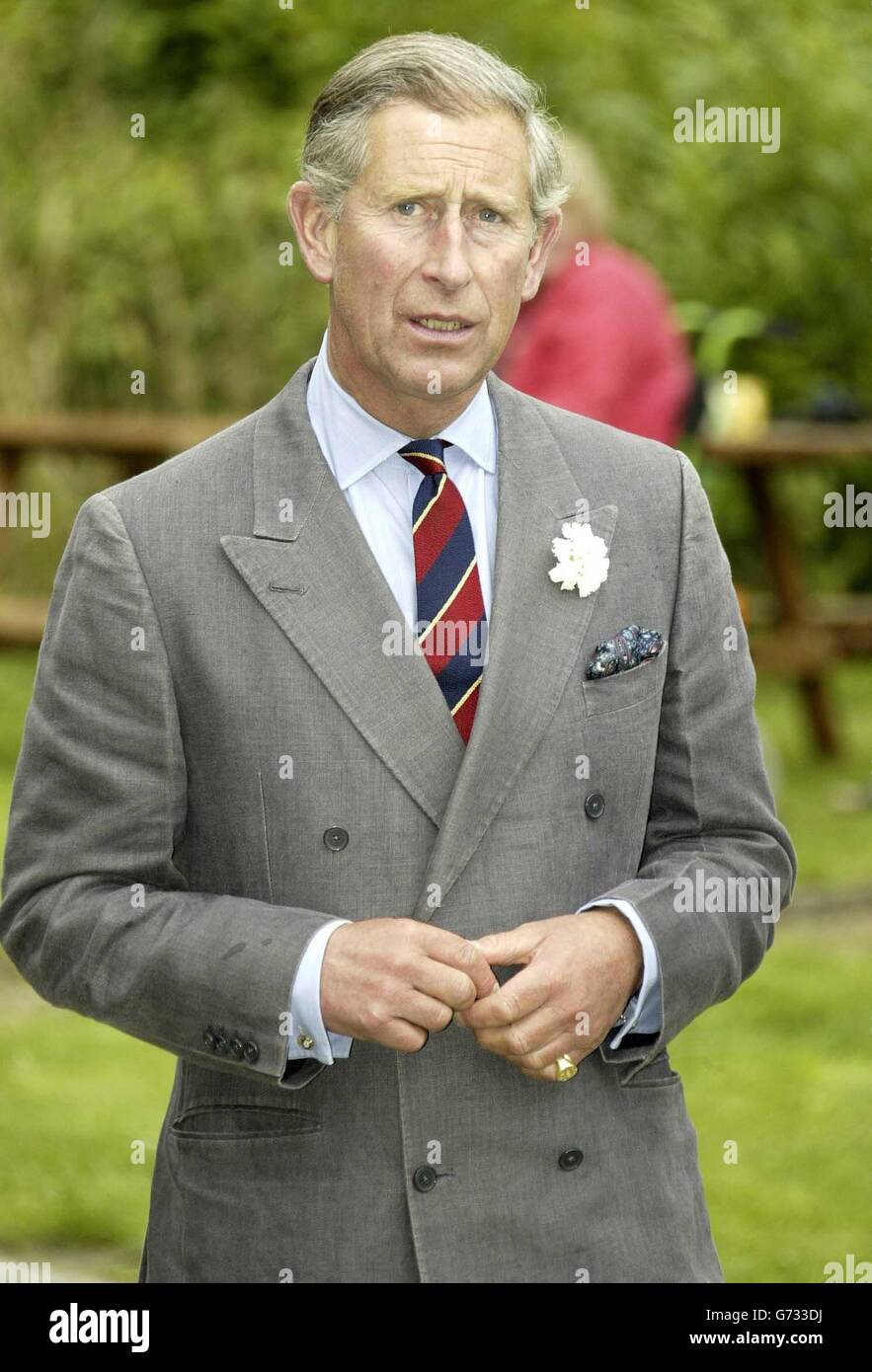 The Prince of Wales visits the Clynfyw Countryside Centre in