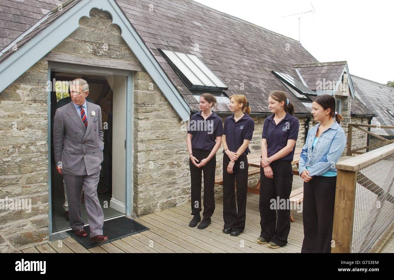 The Prince of Wales visits Wales Stock Photo Alamy