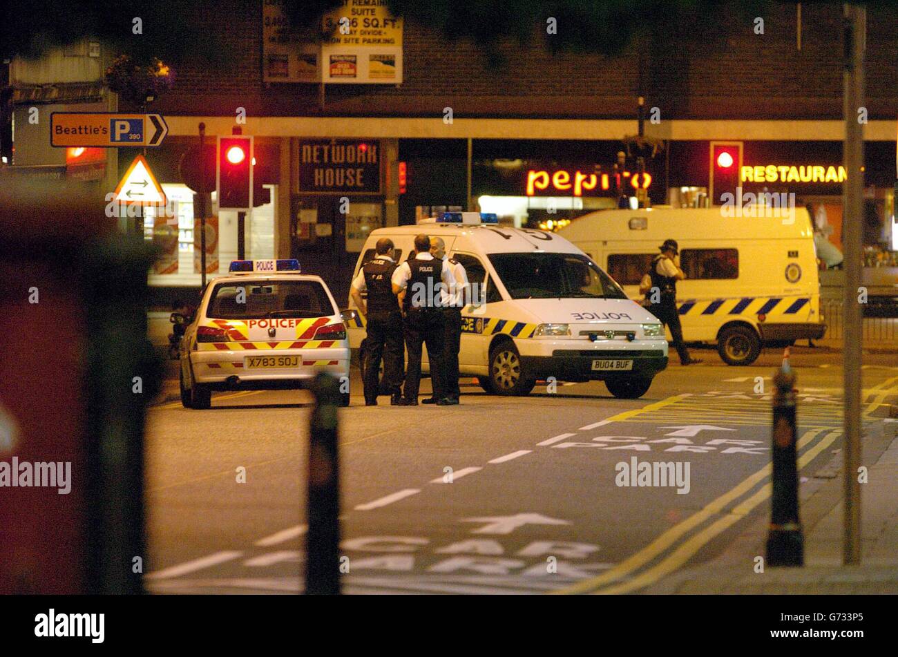 POLICE Carpark 2 Stock Photo Alamy