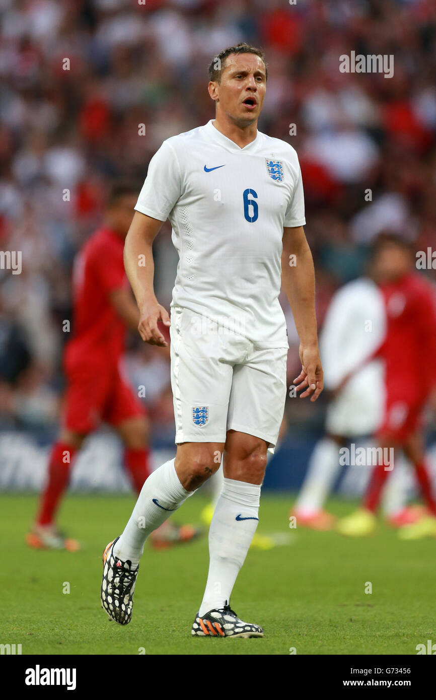 Soccer - World Cup 2014 - Friendly - England v Peru - Wembley Stadium Stock Photo