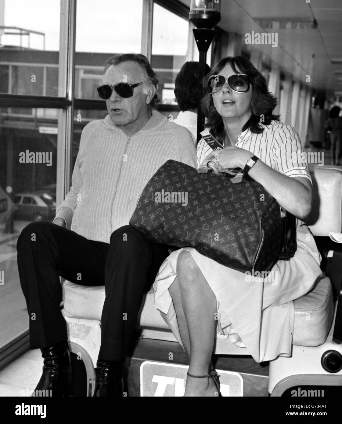 Richard Burton and Sally Hay Stock Photo - Alamy