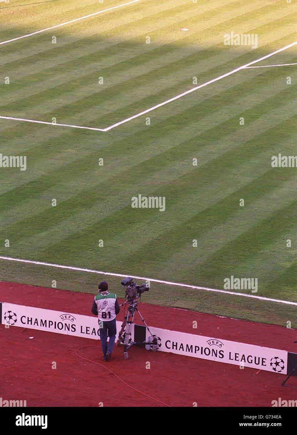 Champions League board TEAM OPERATIONS SIGNAGE MEDIA TELEVISION Stock
