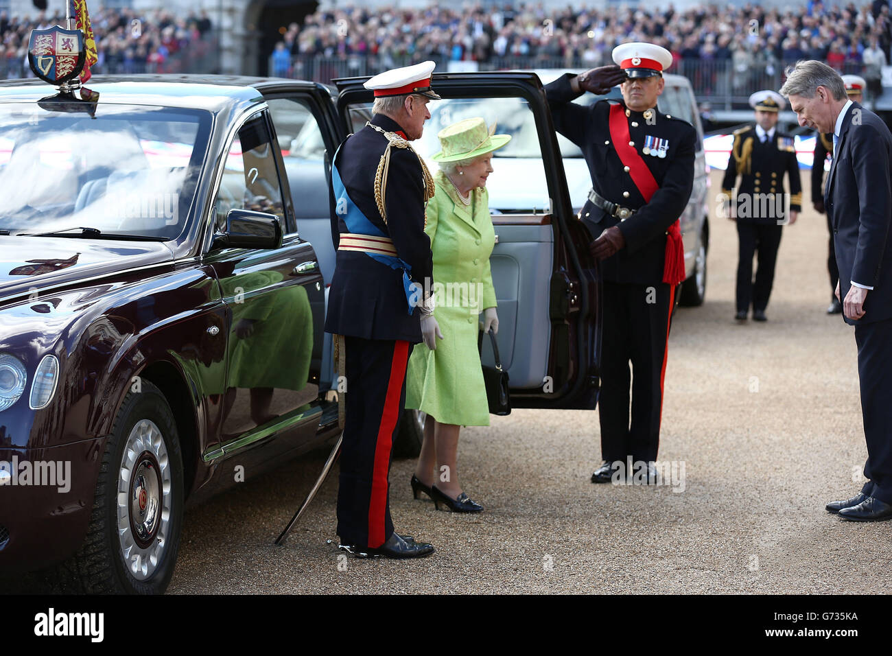 Royal Marines Stage Largest Ever Beating Retreat Stock Photo Alamy