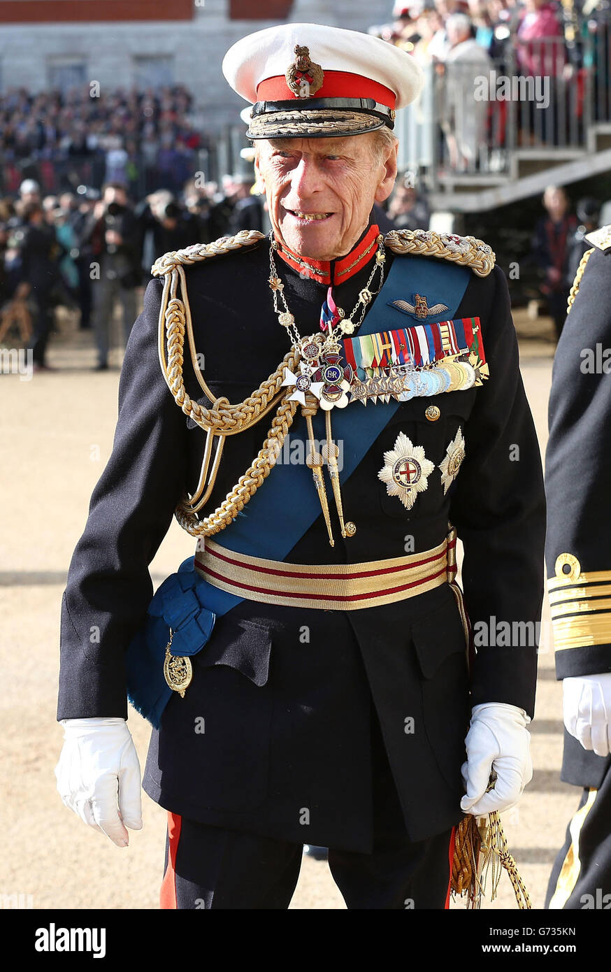 Royal Marines Stage Largest Ever Beating Retreat Stock Photo Alamy