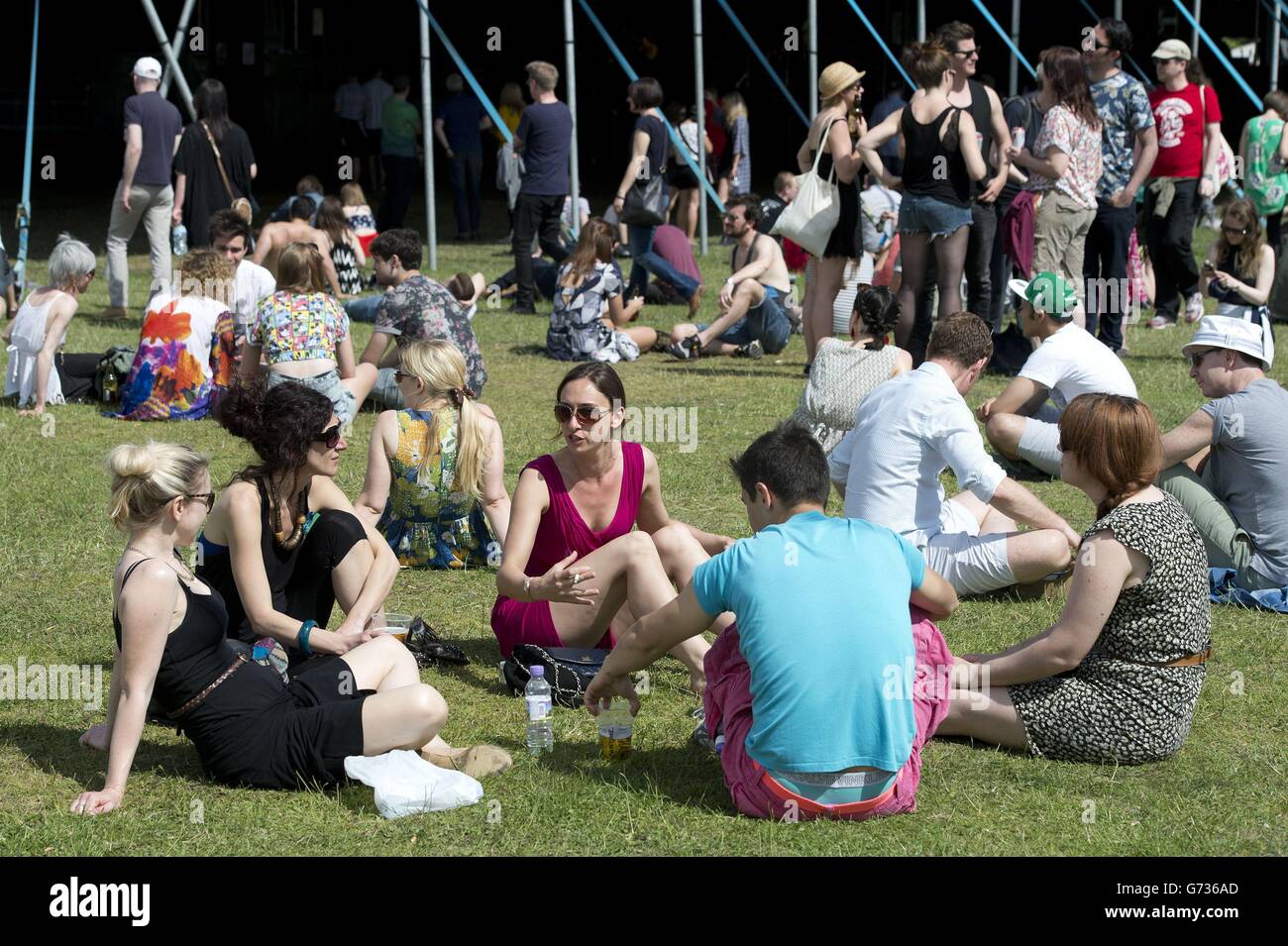 Field Day Festival London Stock Photo Alamy
