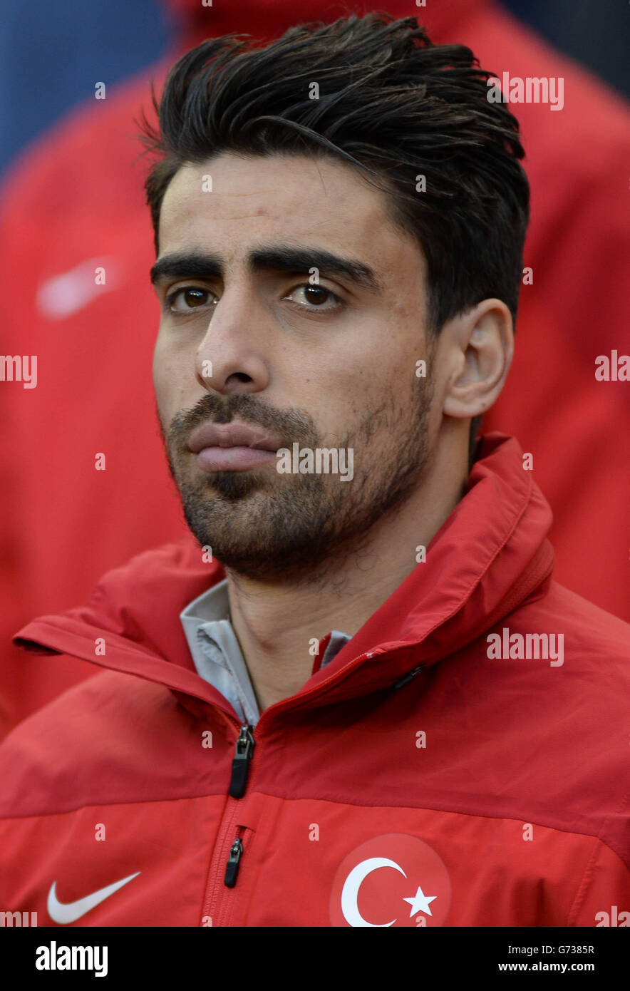 Turkey's Turgut Dogan Sahin before the International Friendly match at The Aviva Stadium, Dublin, Ireland. PRESS ASSOCIATION Photo. Picture date: Sunday May 25, 2014. See PA story SOCCER Republic. Photo credit should read: Artur Widak/PA Wire Stock Photo