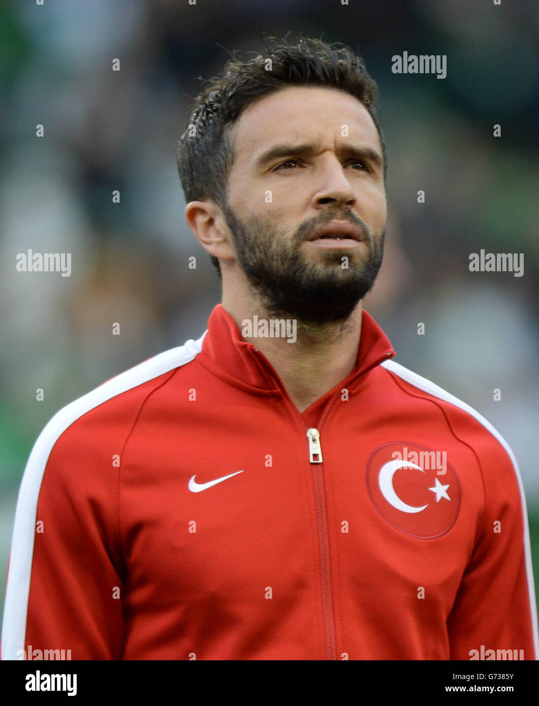 Turkey's Gonul Gokhan before the International Friendly match at The Aviva Stadium, Dublin, Ireland. PRESS ASSOCIATION Photo. Picture date: Sunday May 25, 2014. See PA story SOCCER Republic. Photo credit should read: Artur Widak/PA Wire Stock Photo