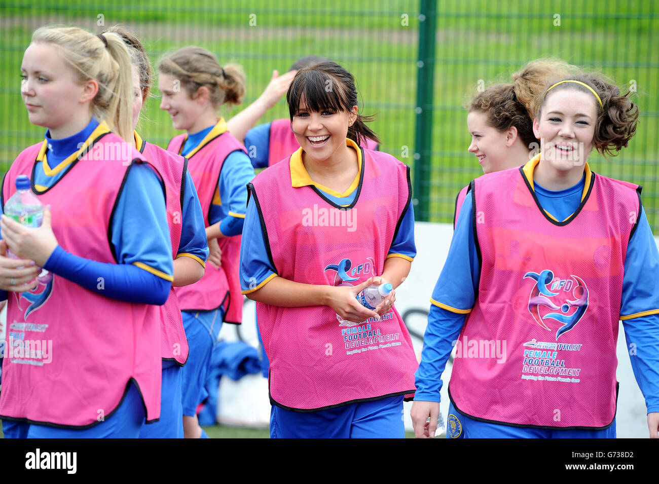 Soccer Football League's Female Football Development Festival St Park. The Football