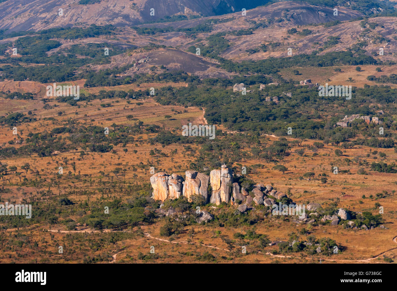 An aerial view of Zimbabwe's Eastern Highlands Stock Photo Alamy