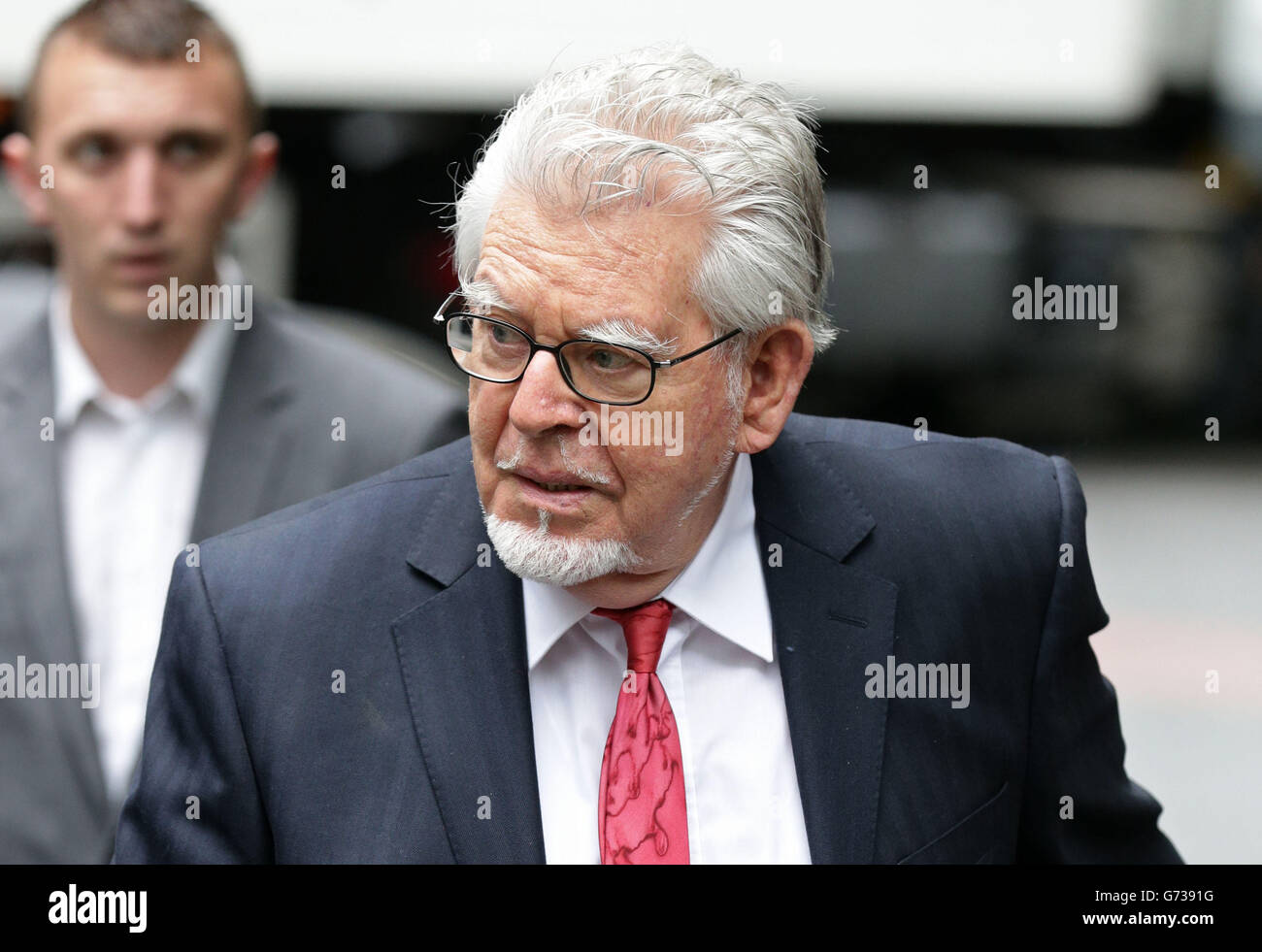 Veteran entertainer Rolf Harris arriving at Southwark Crown Court, London, where he he denies 12 counts of indecent assault between 1968 and 1986. Stock Photo
