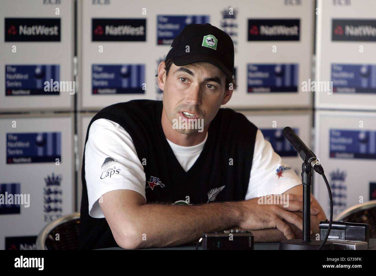 New Zealand cricket captain Stephen Fleming at Lords Cricket Ground for ...