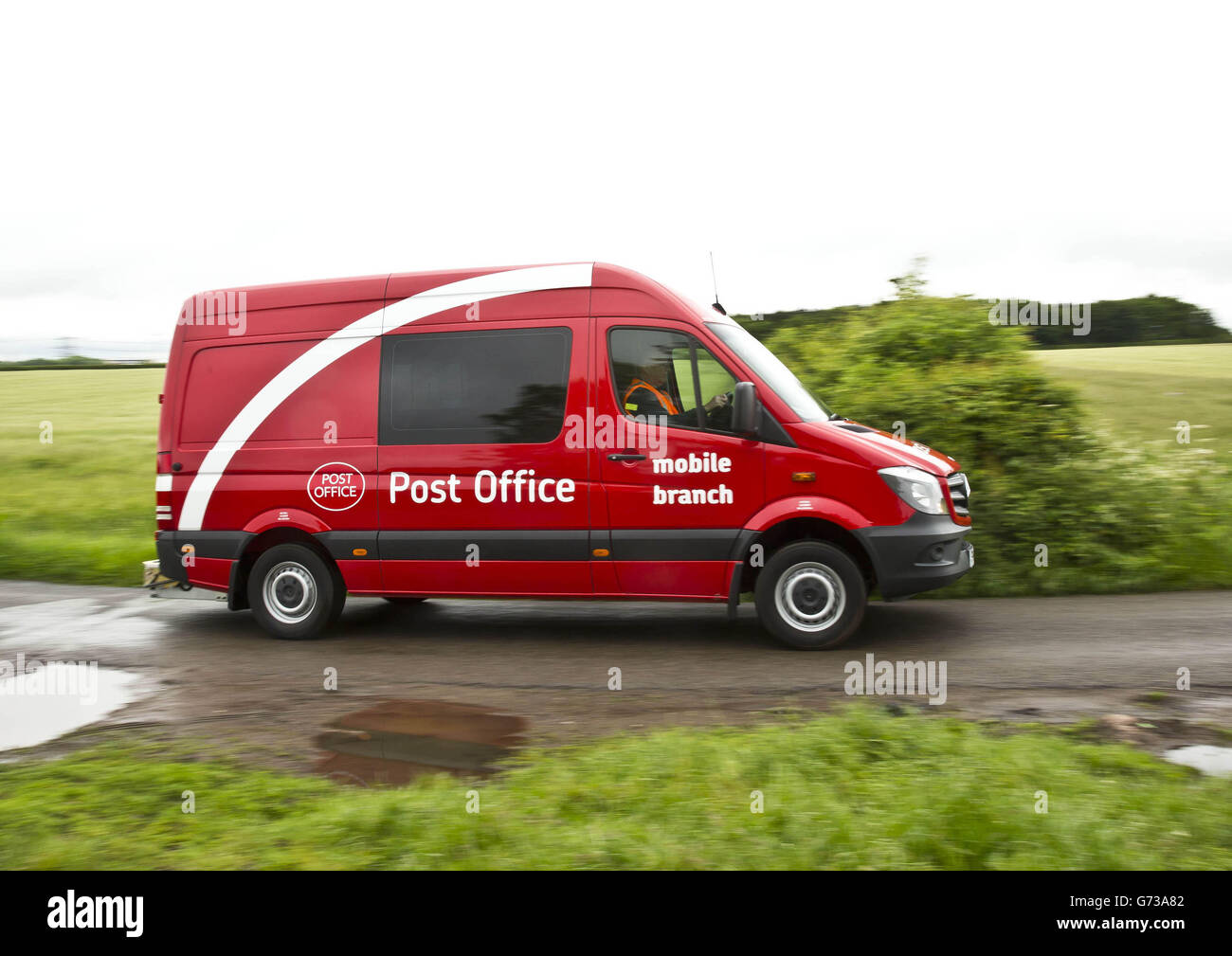 New Post Office vehicle Stock Photo - Alamy