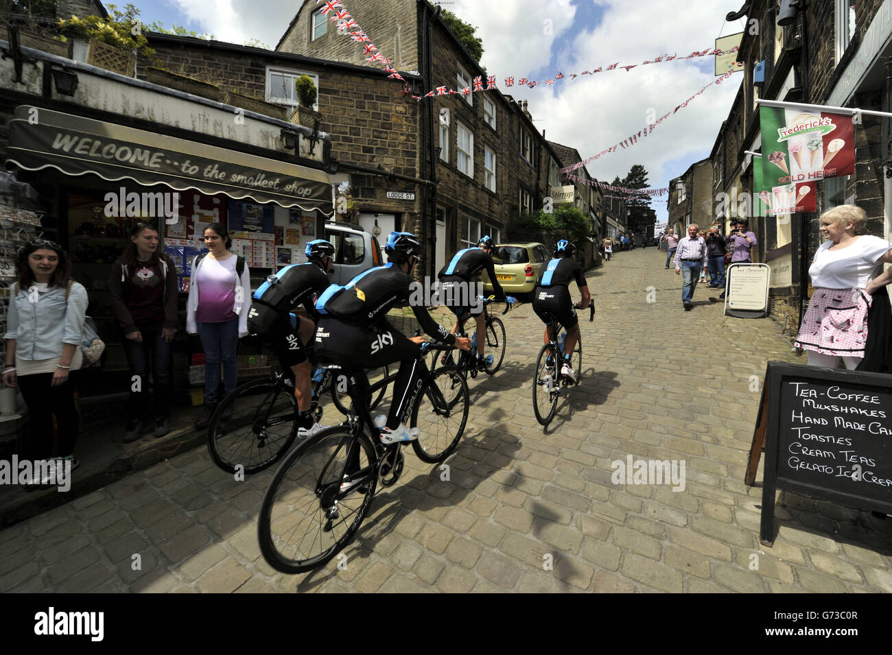 Tour de france haworth hi-res stock 